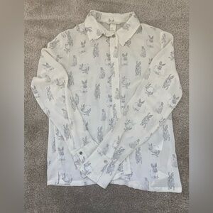 H&M bunny print shirt